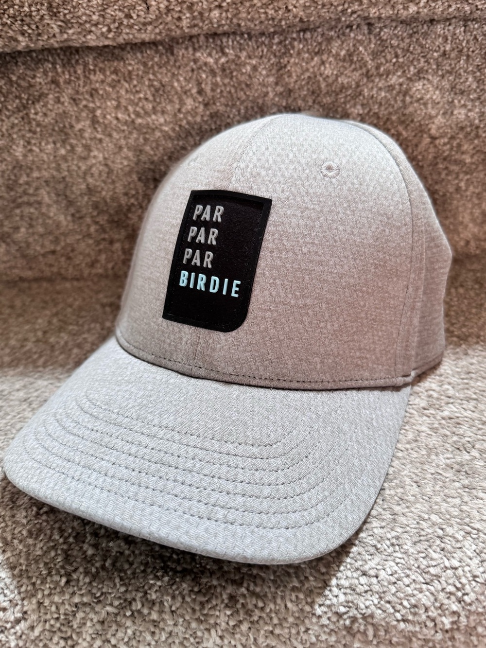 Men’s Adidas Golf SnapBack Hat Par Birdie Script Like New